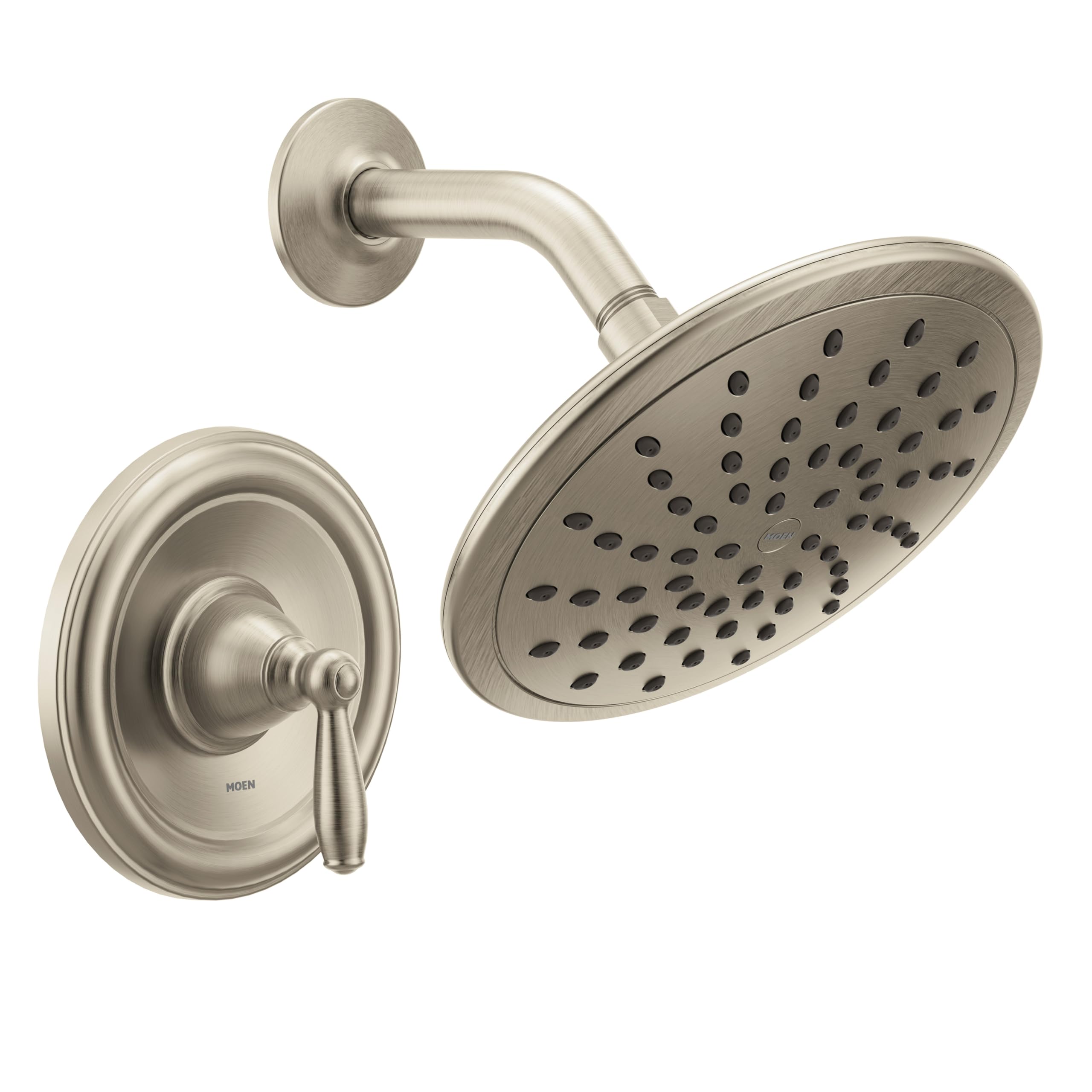 Moen Brantford Brushed Nickel Posi-Temp Shower Trim Kit with 8